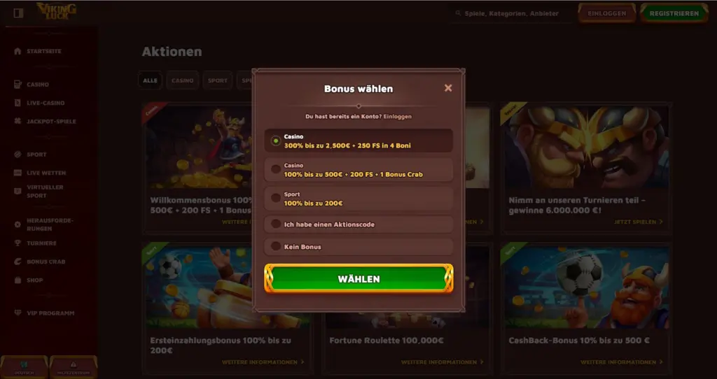 vikingluck bonus